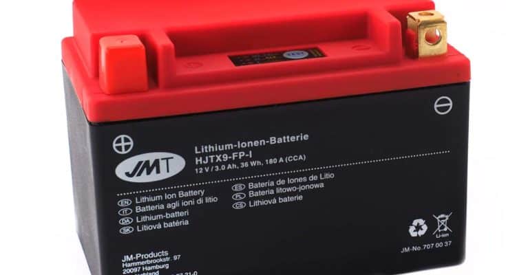 batterie lithium pour moto