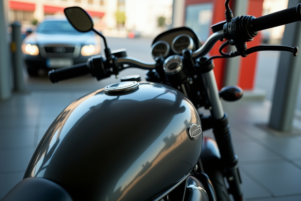 réservoir moto