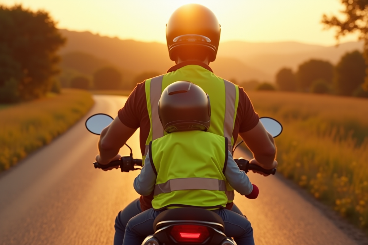 enfant moto